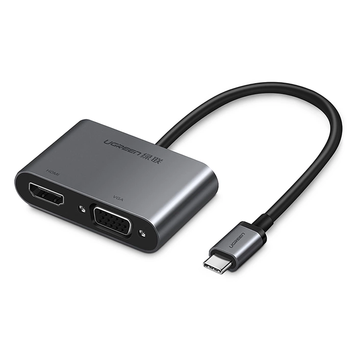 UGREEN CM162 USB-C TO HDMI + VGA Converter with PD (50505)(1-28-29)