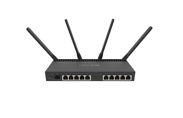 MikroTik RB4011iGS+5HacQ2HnD-IN | 10-Port Gigabit Router | 10G SFP+ | Dual-Band Wi-Fi