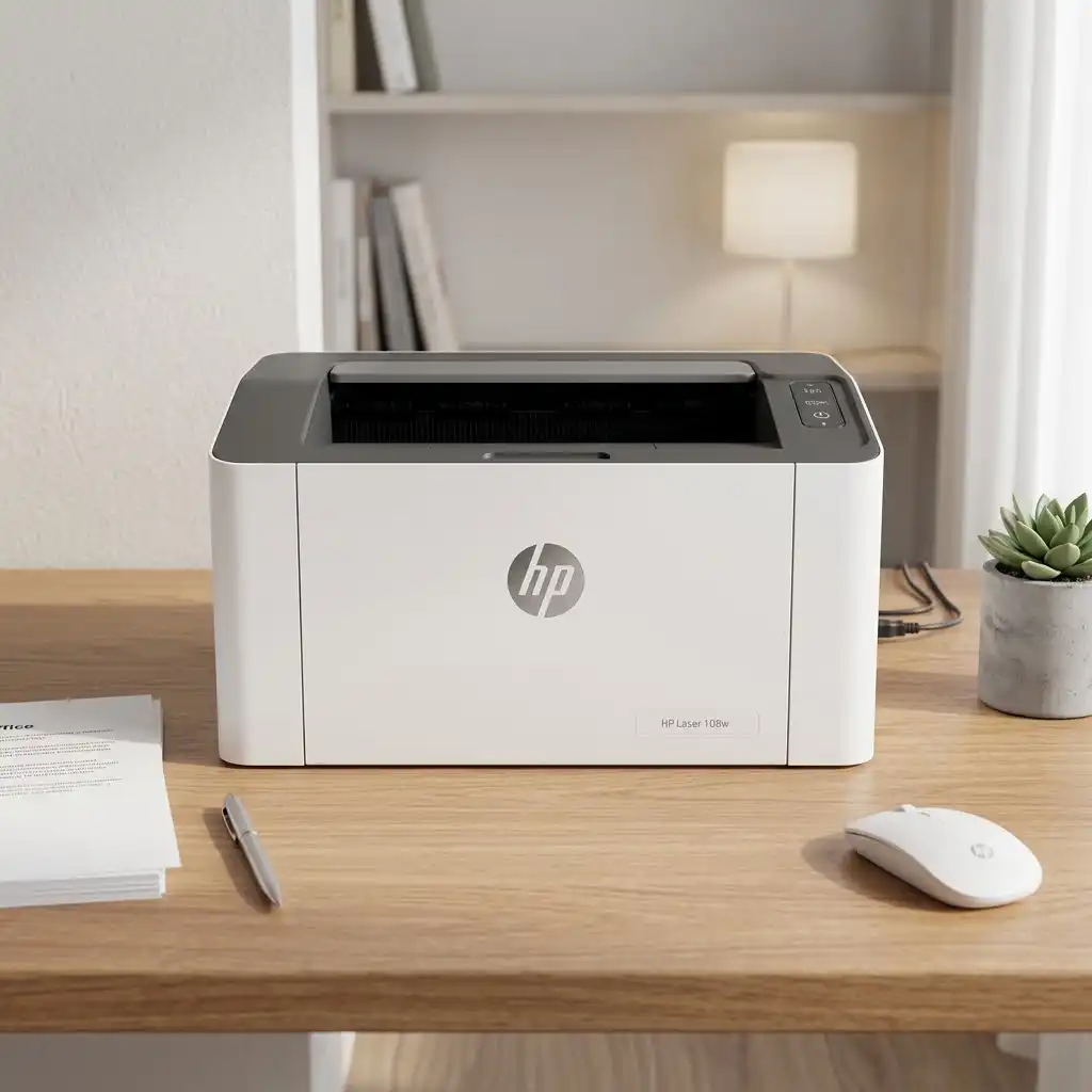 HP Laser 108w – Mono Laser Printer (20 ppm, Wireless)