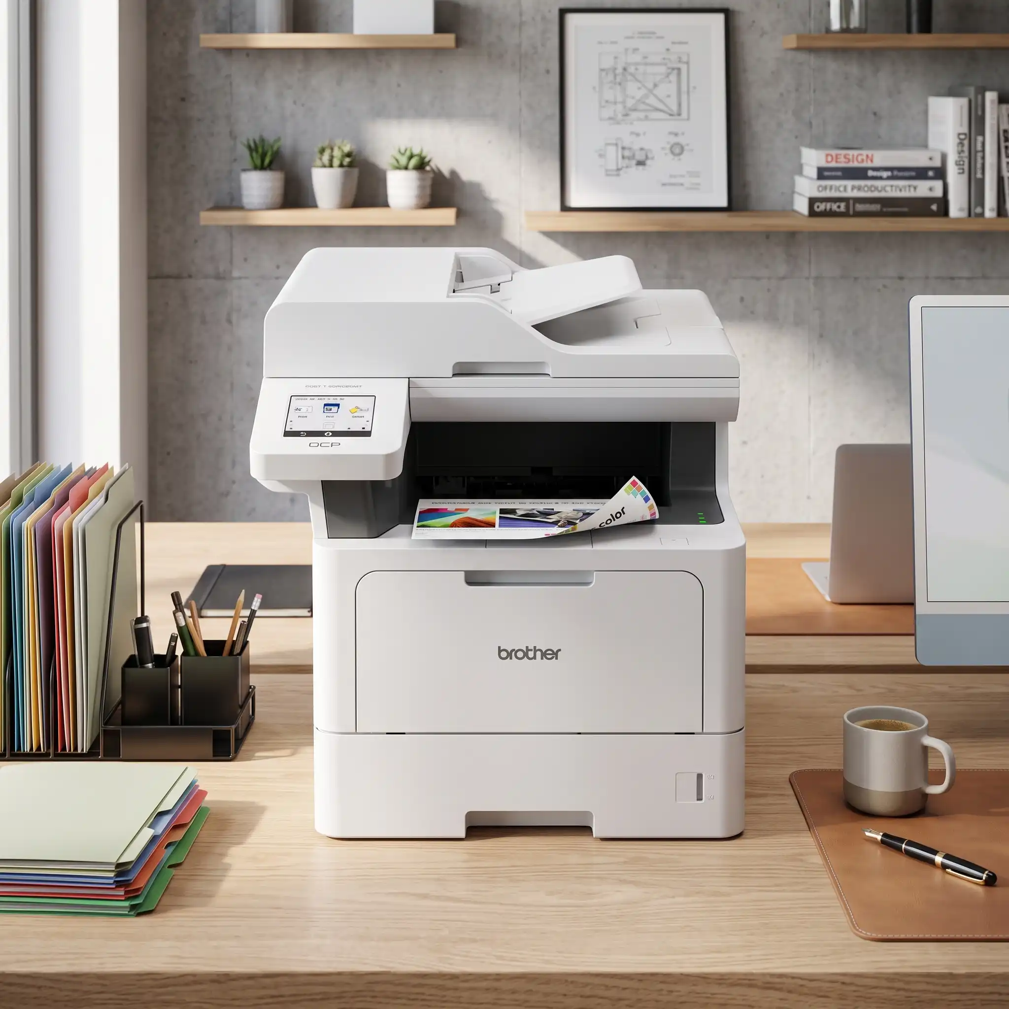 BROTHER PRINTER LASER MFC-L5710DN-AIO-B/W-A4-ADF-USB-LAN-WIFI-NFC